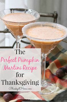 the perfect pumpkin martini recipe for thanksgiving