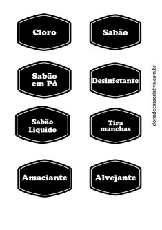 the spanish language labels are black and white