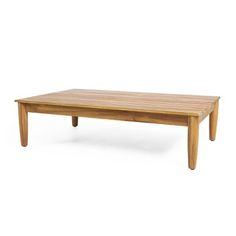 a wooden table with two legs and a square top on an isolated white background for use as a coffee table