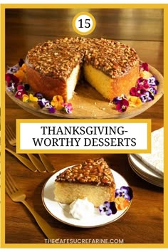 thanksgiving - worthy desserts with text overlay