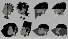 African Character Design, Drawing Expressions, Character Design References, Art Block