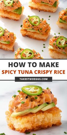 how to make spicy tuna crispy rice