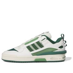 adidas Forum Mod Low 'White Collegiate Green' IG3765 Green Sporty Sneakers With Three Stripes, Green Adidas Sporty Sneakers, Green Three Stripes Sports Sneakers, Green Sporty Sneakers With Three Stripes Branding, Green Three Stripes Sneakers For Sports, Green Sneakers With Three Stripes For Sports, Sporty Green Sneakers With Three Stripes Branding, Green Adidas Athleisure Sneakers, Green Adidas Sneakers For Sports