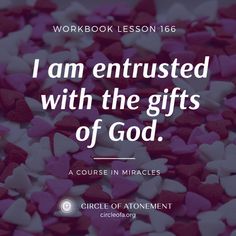 hearts with the words i am entruisted with the gifts of god