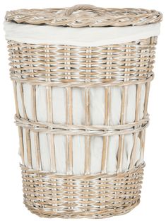 WHITE White Laundry Basket, White Washed Furniture, White Laundry, White Liner, White Wash Finish, Hamper Storage, White Liners, Laundry Hamper, Rich Textures