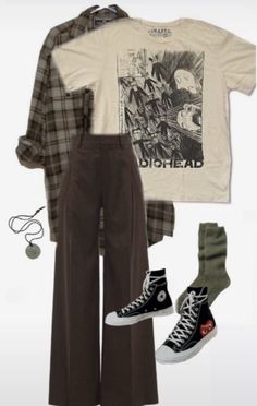 Stile Ragazza Skater, Look Grunge, Mode Hippie, Tomboy Style Outfits, Swaggy Outfits, Tarzan, 가을 패션, Edgy Outfits, Mode Vintage