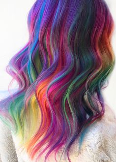 Summer Hairdos, Hair Detox, World Hair, Dye Techniques, Colored Hair Tips, Rainbow Hair Color, Creative Hair Color, Art Hair, Gorgeous Hair Color