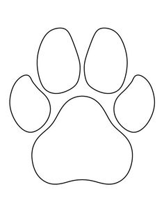 an animal's paw is shown in black and white