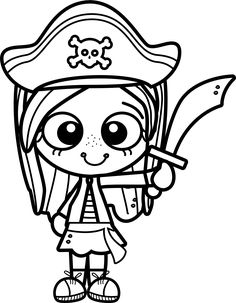 Pirate Pictures, Creative Clips, Summer Preschool, Colouring Printables