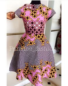 Restocked 🌸🌸🌸 Price : 140gh Uk 10-16 Call/whatsapp: +233501099346 Ankara Gown Styles For Ladies, Afro Clothes, Short Ankara Gown, Gown Styles For Ladies, Mama Africa, African Lace Styles, African Designs