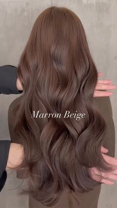 Honey Tea Brown Hair Color, Hair Color For Neutral Skin Tone, Milktea Brown Hair Color, Milk Brown Hair, Milky Brown Hair, Cool Tone Hair, Milk Tea Brown Hair, Latte Hair Color, Beige Hair Color