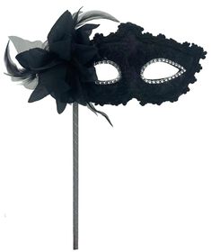 PRICES MAY VARY. Half face masquerade mask on stick with side feather flower; The length of the stick from the mask edge to the stick end:about 22.5cm (8.86’’); Horizontal stretchable width:7-8.66'';Vertical height:3.42'' ;Depth:3.54’'; Weight:about 25g; The crown mask base plate is covered with colorful lace; Available color:black,blue,red,white,purple,gold,green,gray,silver,rose red; 


In order to prevent dust, the plastic bag is packed outside, the feathers and flowers on the mask will be co Lace Mask, Feather Flower, Masks Masquerade, Masquerade Mask, Purple Gold, Silver Roses, Flower Petals, Costume Accessories, Red Roses