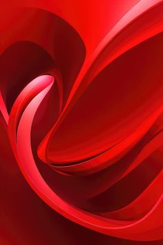 an abstract red background with wavy lines