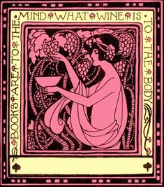 a pink and black drawing of a woman holding grapes in her hand, with the words mind what wine is on it