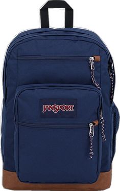 Blue Jansport Backpack, Back To School List, Backpack Jansport, School Highschool, Aesthetic Backpack, Navy Bag, School List, Cool School Supplies, Brown Backpacks