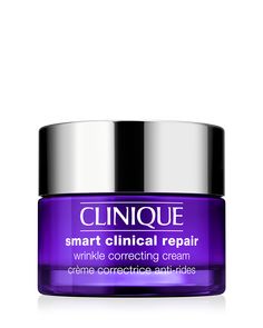 Our anti-aging cream helps strengthen skin and visibly repair lines and wrinkles. 92% say skin looks smoother and feels firmer.* Dermatologist tested. Safe for sensitive skin. Allergy tested. 100% fragrance free. Please note that the 15ml - Travel Size is excluded from discounts. Clinique Smart Clinical, Clinique Skincare, Clinique Smart, Younger Skin, Facial Moisturizers, Happy Skin, Younger Looking Skin, Anti Aging Cream, Fragrance Free