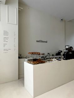 an unfiltered coffee shop is shown in this image