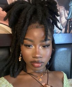 Black Makeup, American Woman, Locs Hairstyles