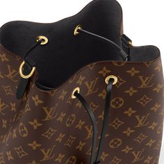 LOUIS VUITTON® - Néonoé Mm - Black Lv Bucket Bag, Louis Vuitton Taschen, Néonoé Mm, Sac Louis Vuitton, House Icon, Louis Vuitton Neonoe, Louis Vuitton Official Website, Simple Wardrobe, Lv Monogram