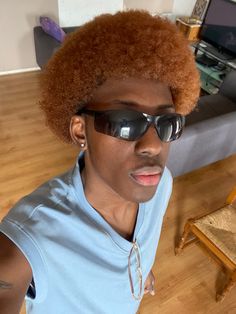 Model, vintage , black model, model agency , fashion , black men Ginger Black Man, Ginger Tincture, Black Redhead, Afro Hair Dye, Masc Hair, Afro Hair Color, Ginger Hair Men, Boys Colored Hair, Afro Hairstyles Men