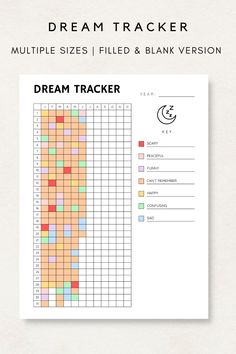 the dream tracker is designed to help you track your dreams