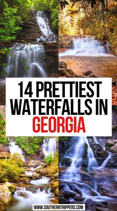 14 Prettiest Waterfalls In Georgia Waterfalls In Georgia, Things To Do In Georgia, Southern Usa