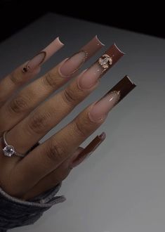 Bijoux Fil Aluminium, Dope Nail Designs, Long Acrylic Nails Coffin