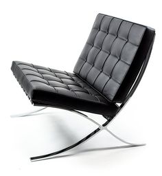 Mies van der Rohe Pavilion Chair - Bauhaus 2 Your House Mis Van Der Rohe, Modern Classic Chair, Pavilion Chair, Classic Chairs, Saarinen Dining Table, Arco Floor Lamp, Modern Classic Furniture, Thick Belt, Cafe Chair