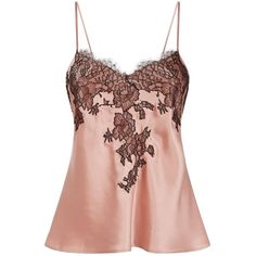 Marjolaine Silk Chantilly Lace Trim Camisole ($250) ❤ liked on Polyvore featuring intimates, camis, silk cami, lace trim silk cami, lace trim camisole, silk lace trim camisole and lace trim cami Ladies Sleepwear, Intimate Ideas, Chantilly Lace Trim, Abed Mahfouz, Restless Sleepers