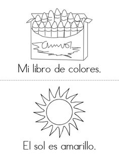 spanish worksheet with the words and pictures for children to learn in their own language