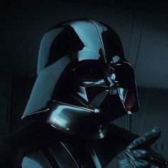 darth vader from star wars in the dark