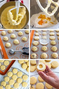 the process for making cookies is shown here