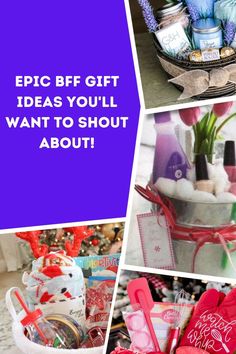 a collage of photos with the words epic gift ideas you'll want to show about