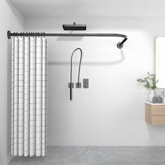 PRICES MAY VARY. Space Available: L shaped shower curtain rod is suitable for corner bathtubs and shower spaces in the range of 28"-40"x44"-68". Please measure the length you need before purchasing. Stronger Carrying Capacity: Shower curtain rod is made of 304 stainless steel (including the base), which has a stronger bearing capacity than other plastic bases. Therefore, no additional ceiling support is required. Multiple Mounting Methods: There are 2 ways to install the corner shower curtain ro Non Stick Shower Curtain, Best Shower Curtains Pvc, Modern Showers Without Shower Curtains, Bathroom Shower Curtain Target, Shower Curtain With Rings, Shower Curtains Over Glass Enclosure, Tall Shower Curtain Rod, Simple Shower Curtain Target, Wetroom Shower Curtains