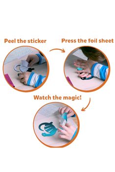 the instructions for how to make an octopus puppet