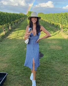 winery outfit summer wine tasting, winery outfit, wine aesthetic, winery ,girls trip aesthetic, date outfit idea date, outfit ideas, date outfit summer Tuscan Winery Outfit, Wine Garden Outfit, Kelowna Winery Outfit, Chic Summer Wedding Guest Dress, Wilson Creek Winery Outfit, Gen Z Winery Outfit, Winery Looks For Women, Winery Hat Outfit, Summer Wine Tour Outfit