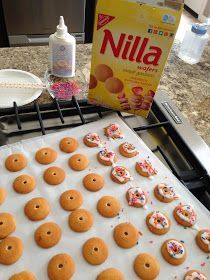 the cookies are ready to be baked in the oven for the kids to use them