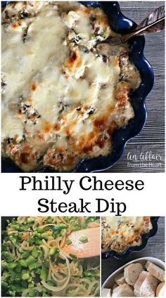 philly cheese steak dip is an easy and delicious side dish