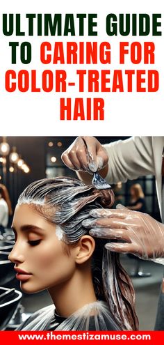 AI image of girl getting hair dyed. Caring For Colored Hair, Dyed Curly Hair, Shampoo Ingredients, Colored Curly Hair, Permanent Hair Dye, Healing Oils, Moisturizing Conditioner, Color Treated Hair, Natural Shades