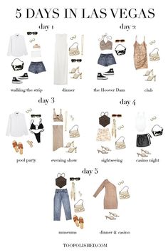 Las Vegas Night Outfit, What To Pack For Vegas, Pack For Vegas, Vegas Day Outfit, Vegas Night Outfit, Las Vegas Outfit Summer, Outfits For La