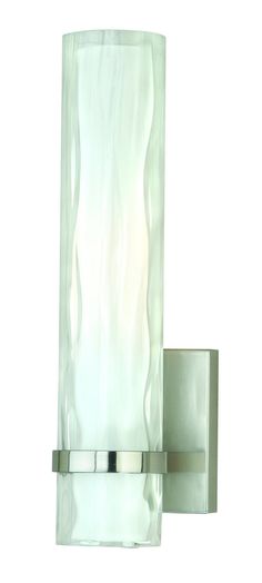 Vaxcel - W0049 - One Light Vanity - Vilo - Satin Nickel Wall Vanity, Contemporary Vanity, Vanity Light Fixtures, Bathroom Sconces, Water Glass, Wall Fixtures, Wall Light Fixtures, Light Sconces, Bathroom Vanity Lighting