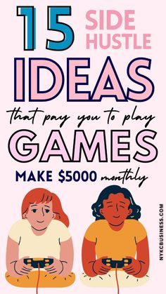 Boost your bank balance by playing video games! Discover how to turn your gaming hobby into a lucrative side hustle and make money online. I'll show you practical ways to earn extra cash just by diving into the games you love. Whether you're a casual player or a hardcore gamer, these tips are perfect for boosting your income. Start gaming for profit today! #sidehustles #makemoneyonline #financialfreedom #earnfromhome #incomeideas #jobopportunities #makemoneyonline #passiveincome #sidehustlesformoms #earnmoneyfromhome #moneytips #sidehustleideas #moneymanagement #passiveincometips Stationary Business, Bank Balance, Business Stationary, Freelance Writing Jobs, Side Hustle Ideas, Social Media Jobs