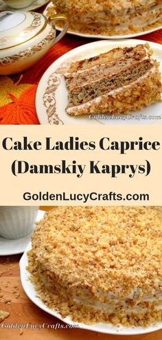 cake ladies'capricce damskiy kaprys golden luscious crafts