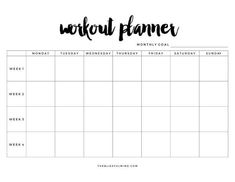 Habit Tracker Bullet Journal Work Out Plan Template, Studying Session, Monthly Workout Planner, Workout Schedule Template, Timetable Planner, Weight Training Schedule, Workout Plan Template, Gym Planner, Training Planner