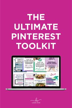 the ultimate pinterest tool kit