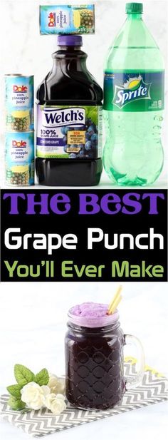 the best grape punch you'll ever make