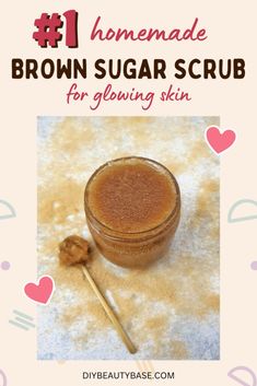 If you ever wondered how to make sugar scrub, you will be delighted with this brown sugar scrub recipe and tutorial. The recipe is incredibly easy to make and you most likely have all the ingredients in your home already (sugar, coconut oil, sweet almond oil, vanilla) . Once you see how inexpensive and easy to make this DIY sugar scrub is, you will never need to buy one again. Neither will you want to ;) Brown Sugar Face Scrub Diy, Brown Sugar Body Scrub Diy, Brown Sugar Scrub Diy, Brown Sugar Scrub Recipe, Make Sugar Scrub, Sugar Body Scrub Recipe, Diy Brown Sugar, Sugar Body Scrub Diy