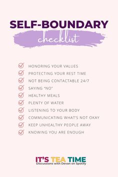 It's not always all about how to set boundaries with others and what boundaries to have in a relationship; there are also boundaries to set for yourself. Here's a boundaries checklist to honor yourself and your worth. Remember: Setting healthy boundaries and honoring yourself is another form of self love and self care! Boundaries To Set For Yourself, How To Have Boundaries, Setting Standards For Yourself, Boundaries Checklist, What Are Boundaries, Boundaries To Have In A Relationship, Boundaries For Self, Relationship Boundaries List, List Of Boundaries