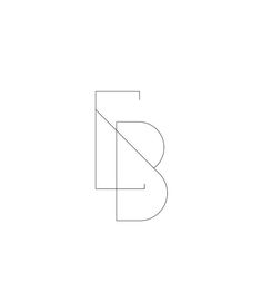 the letter b is made up of lines and letters that appear to be in different directions