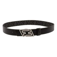 Expertly crafted in Italy, the Fendi Faster Belt features a silver buckle closure and is reversible, giving you versatility and style. This 1.3 inch brown and asphalt belt exudes luxury and authenticity, ensuring a statement-making addition to any outfit. Size 100. Silver FF logo buckle closure Reversible Made in Italy Size: 100/44 Comes with Fendi Box and Fendi dustbag Made in: Made in Italy Width: 1.6 Inch Color: Black and Asphalt grey (double sided) Material: Leather Model 7C0486 Size: one si Tanzanite Jewelry, Ff Logo, Bracelets Gold Diamond, Gold Diamond Necklace, Gold Diamond Earrings, Casual Watches, Brown Belt, Branded Handbags, Watch Necklace